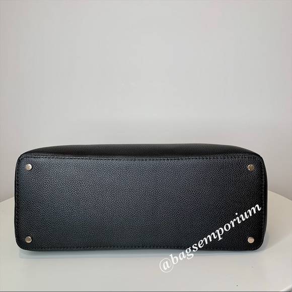 Kate Spade Large Leather Black Monet Tote Bag - Picture 14 of 15